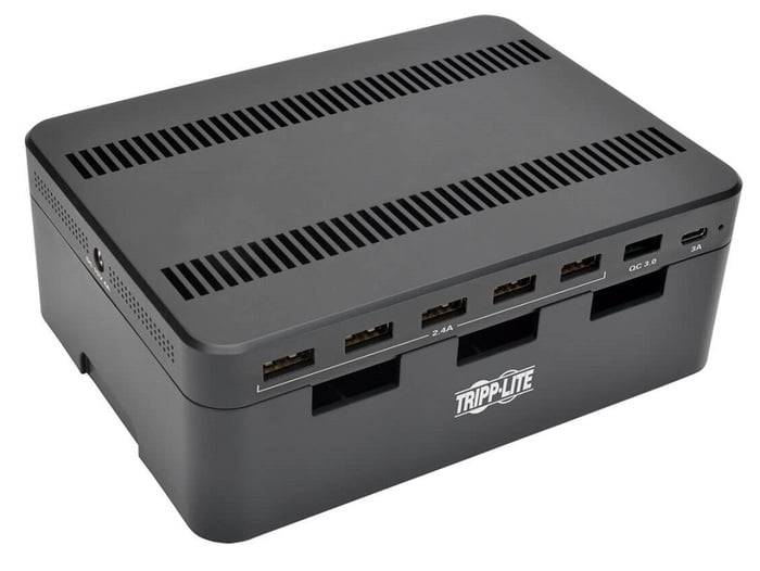 Tripp Lite U280-007-CQC-ST 7-Port USB Charging Station With Quick Charge 3.0