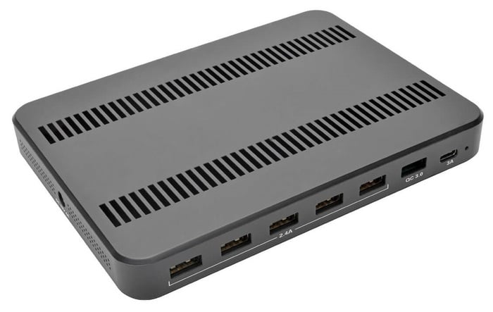 Tripp Lite U280-007-CQC-ST 7-Port USB Charging Station With Quick Charge 3.0