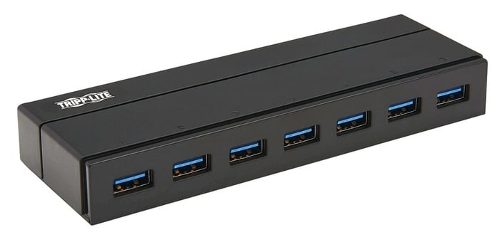 Tripp Lite U360-007 7-Port USB 3.0 SuperSpeed Hub With BC 1.2 Charging, USB-A