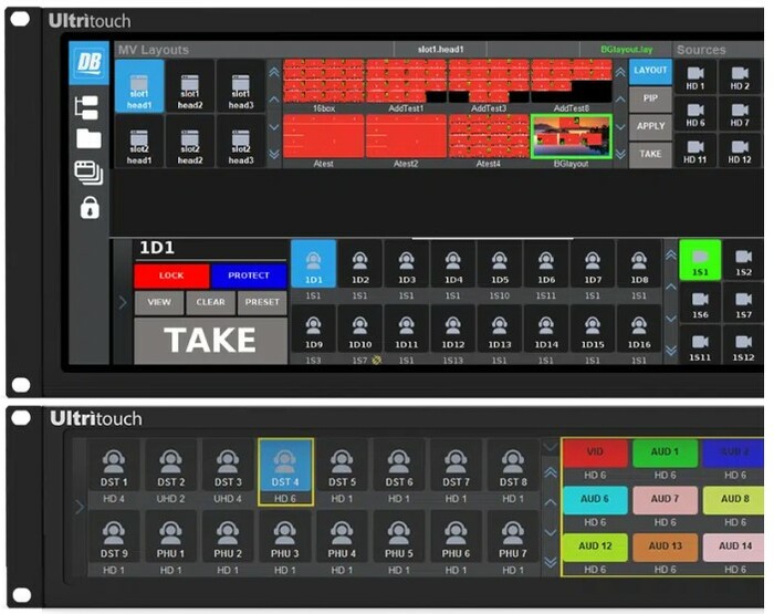 Ross Video Ultritouch 4 System Control & Monitoring Touch Screen Panel