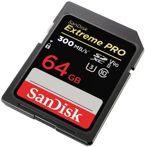 SanDisk SDSDXDK064GANCIN Extreme PRO 64GB UHS-II Memory Card