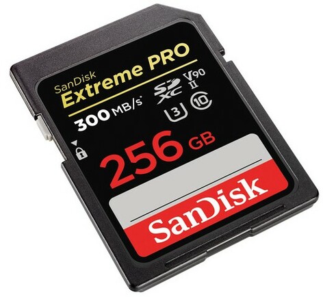 SanDisk SDSDXDK256GANCIN Extreme PRO 256GB UHS-II Memory Card