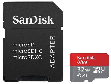 SanDisk SDSQUA4-032G-AN6IA 32GB MicroSDHC Memory Card