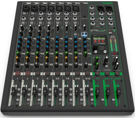 Mackie PROFX12V3+ 12-Channel Analog Mixer With Enhanced FX, USB Recording Modes, And Bluetooth