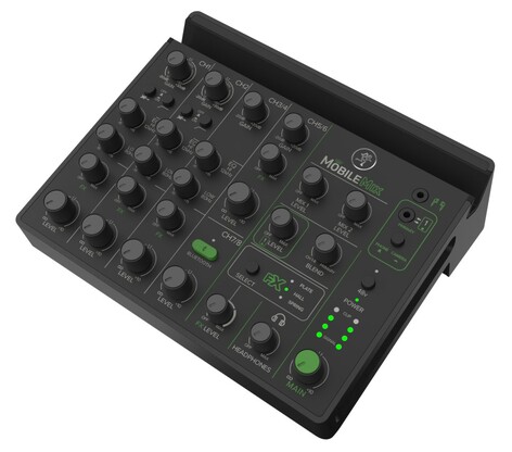 Mackie MOBILEMIX 8-Channel USB-Powerable Mixer For A/V Production, Live Sound & Streaming