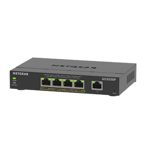 Netgear GS305EP-100NAS 5-Port Gigabit Ethernet Plus PoE Switch