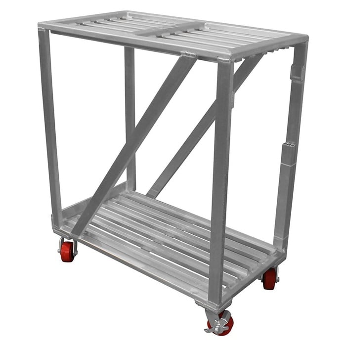 Show Solutions PB-H1236WC6 Wheel Cart For Six 36? X 36? PBH12436 Base Plates