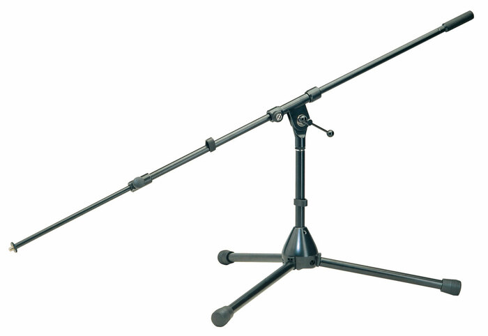 K&M 255-BLACK 34"-61" Microphone Stand With Telescoping Boom