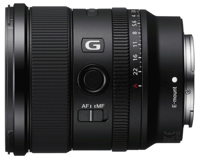 Sony SEL20F18G FE 20mm F/1.8 G Lens
