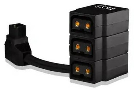 CoreSWX D-Tap Splitter Male Powertap Cable To 3 Powertap Female Outputs