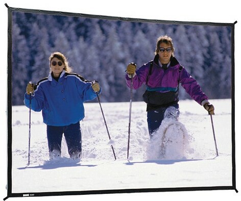 Da-Lite 88608KN Fast-Fold Deluxe Projection Screen, 69 X 120", Black Frame, No Case, No Legs