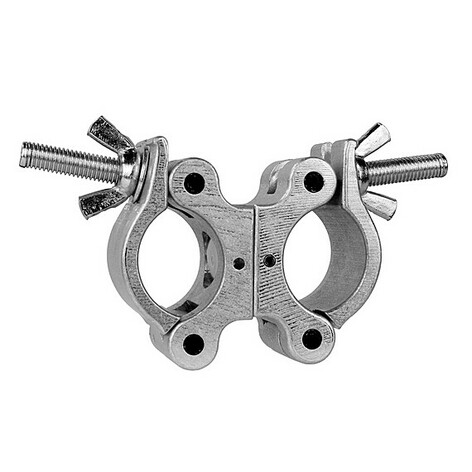 The Light Source MLSM-SW Mega-Coupler, Swivel With Steel Wingnut, Silver