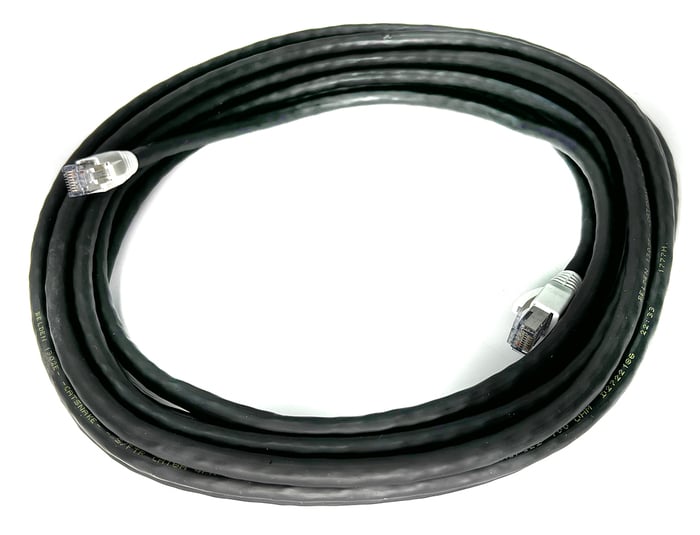 Whirlwind ENC6SR002 2' Shielded Tactical CAT6 Cable With Dual RJ45 Connectors And Cap