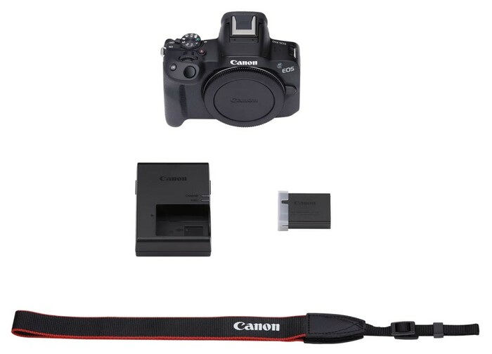 Canon EOS R50 24.2 MP Mirrorless Camera, Body Only, Black