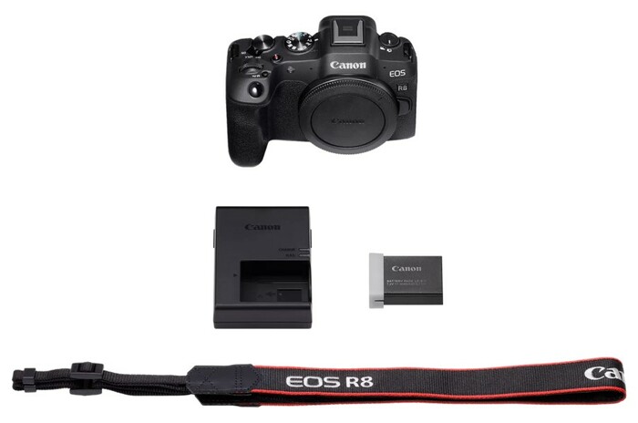 Canon EOS R8 24.2 MP Mirrorless Camera, Body Only, Black
