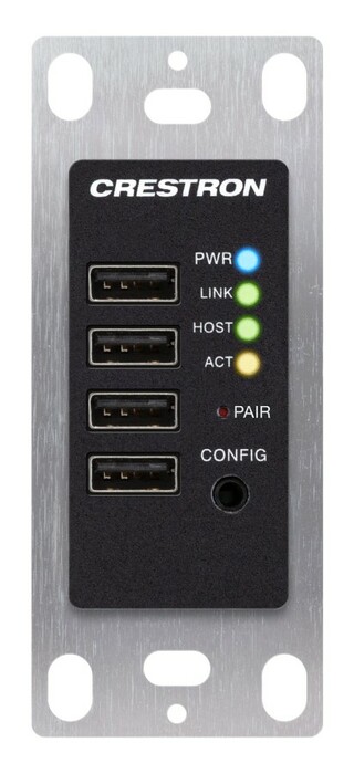 Crestron DM-NUX-R2-1G DM NUX USB Over Network Wall Plate With Routing, Remote