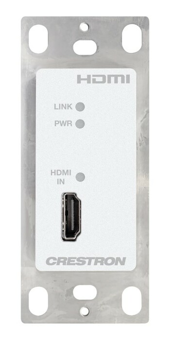 Crestron HD-TX-4KZ-101-1G DM Lite® 4K60 4:4:4 Transmitter For HDMI Signal Extension Over CATx Cable, Wall Plate, White