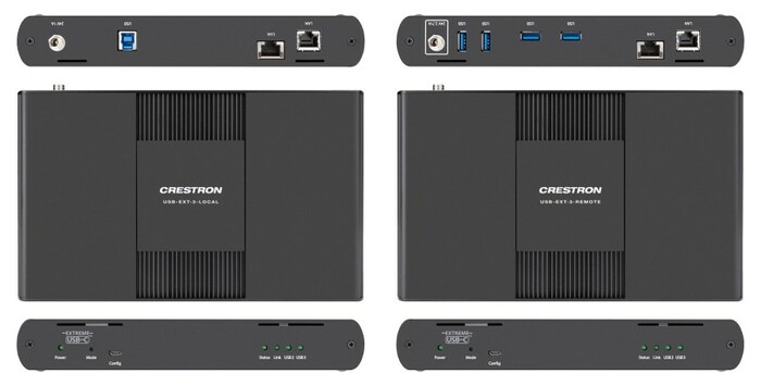 Crestron USB-EXT-3-KIT USB 3.2 Extender Over Cat6a/7 Cable, Local And Remote