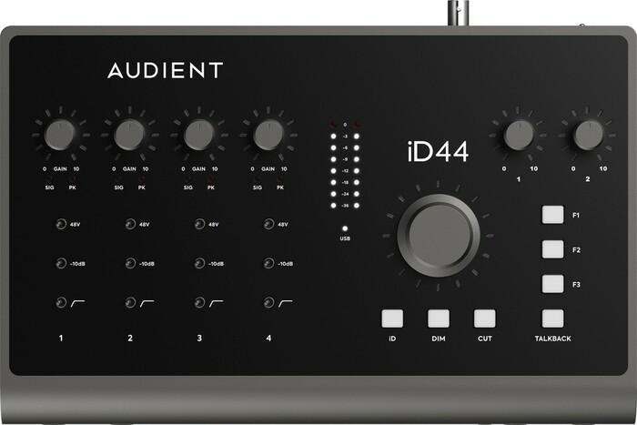 Audient ID44-MKII 4 Channel USB 2.0 Audio Interface And Monitoring System- Gen II