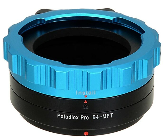 Fotodiox Inc. B4-MFT-PRO Lens Adapter, B4 2/3" ENG Cine Lens To Micro Four Thirds