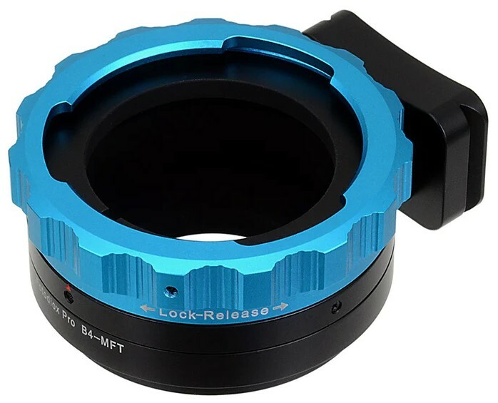 Fotodiox Inc. B4-MFT-PRO Lens Adapter, B4 2/3" ENG Cine Lens To Micro Four Thirds