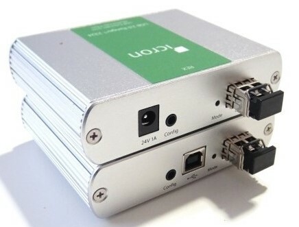 Icron USB 2.0 Ranger 2324 Four-Port Multimode Fiber 500m Extender
