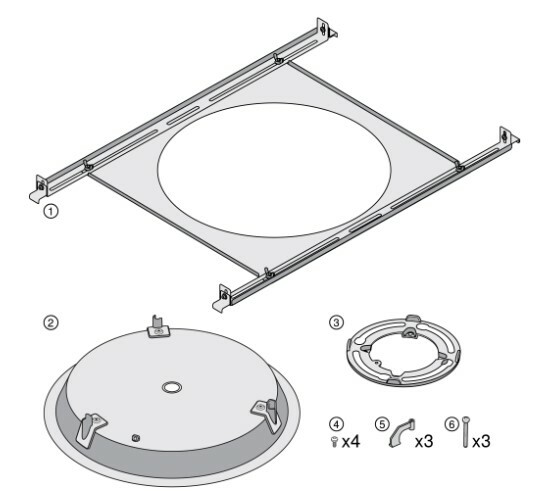 Shure A901-R-TB Tile Bridge Mounting Accessory Kit For MXA901-R Microphones