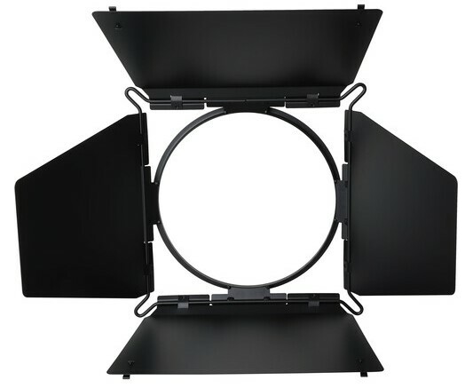 Litepanels Studio X5/6 4-Leaf Rotating Barndoor 12.7" Diameter Barndoor For Studio X5 And X6 LED Fresnel Lights