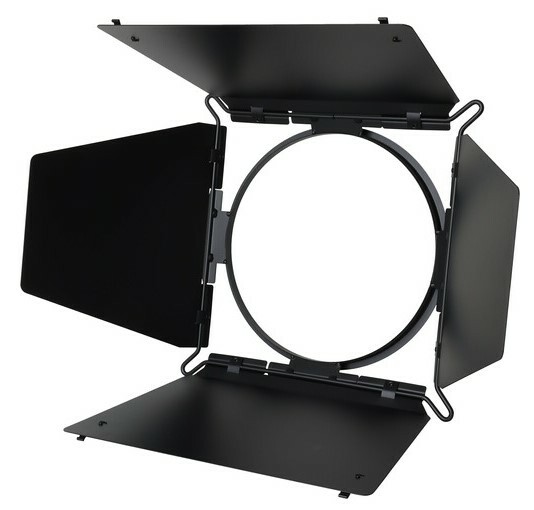 Litepanels Studio X5/6 4-Leaf Rotating Barndoor 12.7" Diameter Barndoor For Studio X5 And X6 LED Fresnel Lights