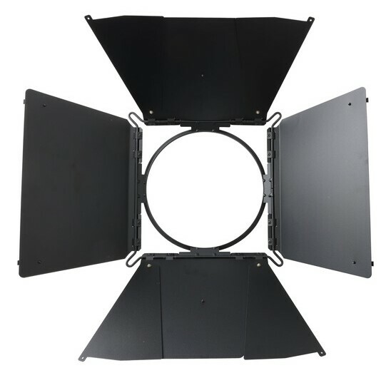 Litepanels Studio X5/6 8-Leaf Rotating Barndoor 12.7" Diameter Barndoor For Studio X5 And X6 LED Fresnel Lights