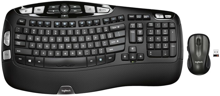 Logitech MK550 Wireless Wave Keyboard-Mouse Combo