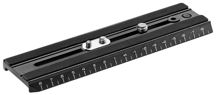 Manfrotto 504PLONGRL Video Camera Plate With Metric Ruler