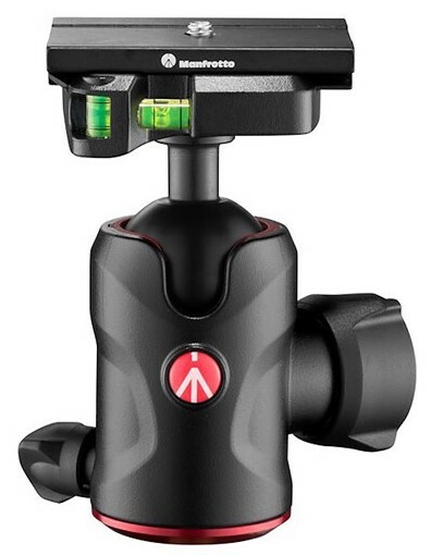 Manfrotto MH496-Q6 496 Center Ball Head With Q6 Arca-Type Quick Release Plate