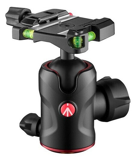 Manfrotto MH496-Q6 496 Center Ball Head With Q6 Arca-Type Quick Release Plate