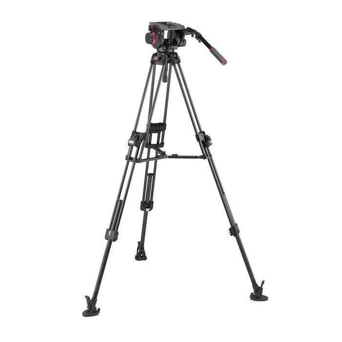 Manfrotto MVK509TWINFCUS 509 Video Head With 645 Fast Twin Carbon Tripod