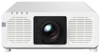 Panasonic PT-REQ80LWU 8000 Lumens Laser 4K Projector With Quad Pixel Drive, Filter-Free, No Lens, White
