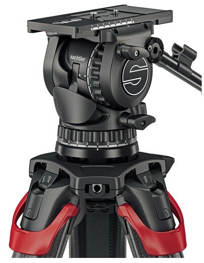 Sachtler System aktiv12T flowtech100 MS Touch And Go With Flowtech100 Tripod, Mid-Level Spreader, Carry Handle And Bag