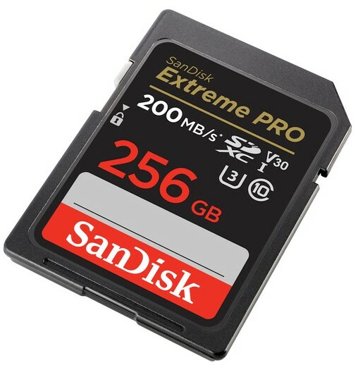 SanDisk 256GB Extreme PRO UHS-I SDXC Memory Card, 256GB