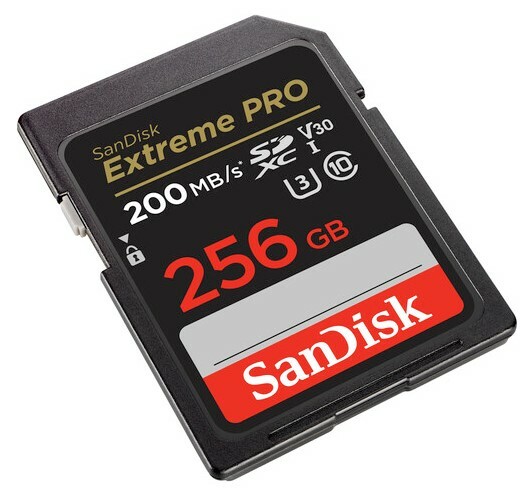 SanDisk 256GB Extreme PRO UHS-I SDXC Memory Card, 256GB