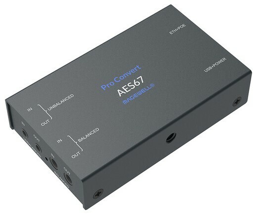 Magewell Pro Convert AES67 Multi-Format Bidirectional Analog/IP Audio Converter