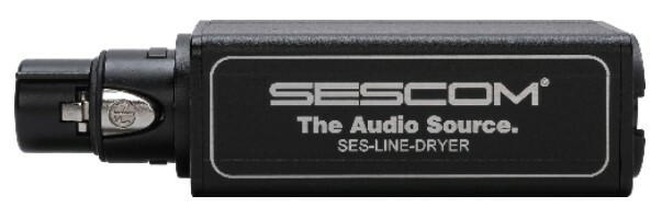 Sescom SES-LINE-DRYER Wet To Dry Line Neutrik XLR Adapter Barrel For Intercom Systems