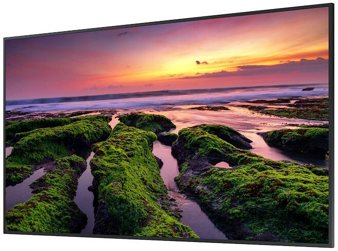 Samsung QB55B-N 55" Commercial 4K UHD LED LCD Display, No Wi-Fi