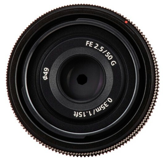 Sony SEL50F25G E-Mount 50mm F/2.5 G Camera Lens