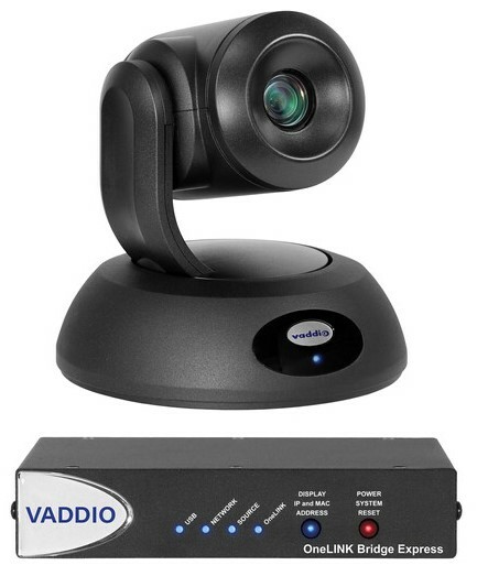 Vaddio RoboSHOT 12E 999-99600-270 HDBT OneLINK Bridge Express PTZ Camera System
