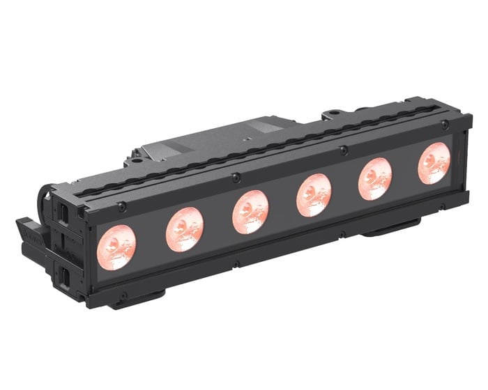 Elation SIX+ BAR S 6x 20W RGBLA+UV LED Batten Fixture, IP65 Rated