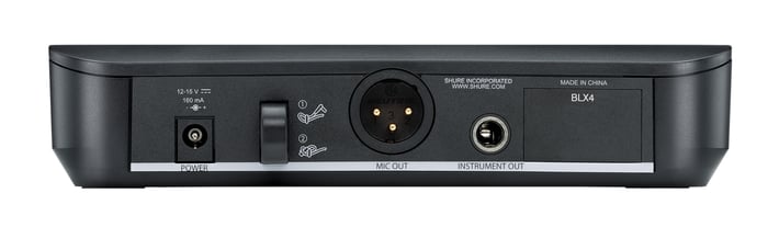 Shure BLX4-H9 [Restock Item] Analog Wireless Receiver For BLX Wireless Systems, H9 Band