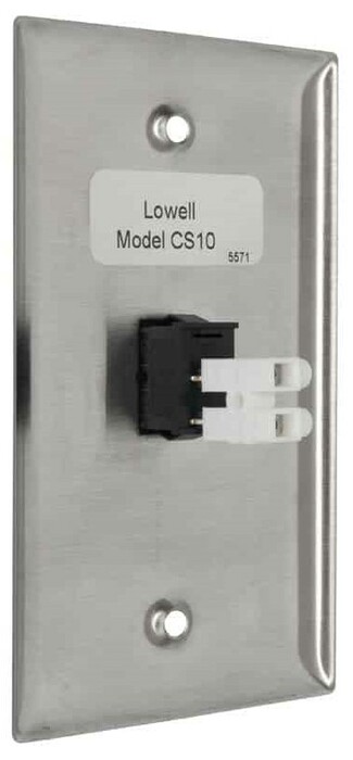 Lowell CS10-LWL Call Switch, Momentary SPST Push-Button, 1-Gang