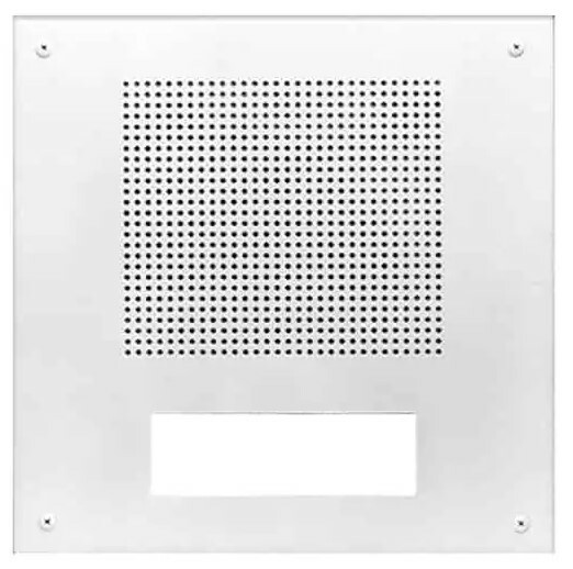 Lowell DC802-DD3 Grille For Clock/Speaker, Steel, Recessed