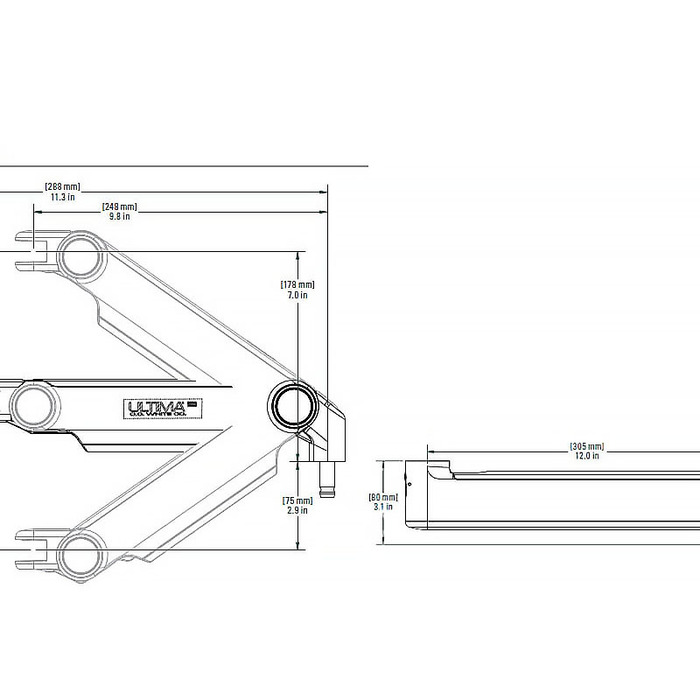 O.C. White Co. OCW-ULP-CLAMP-13 Ultima Gen2 4-Way Modular Clamp Assembly For Ultima Gen2 ULP