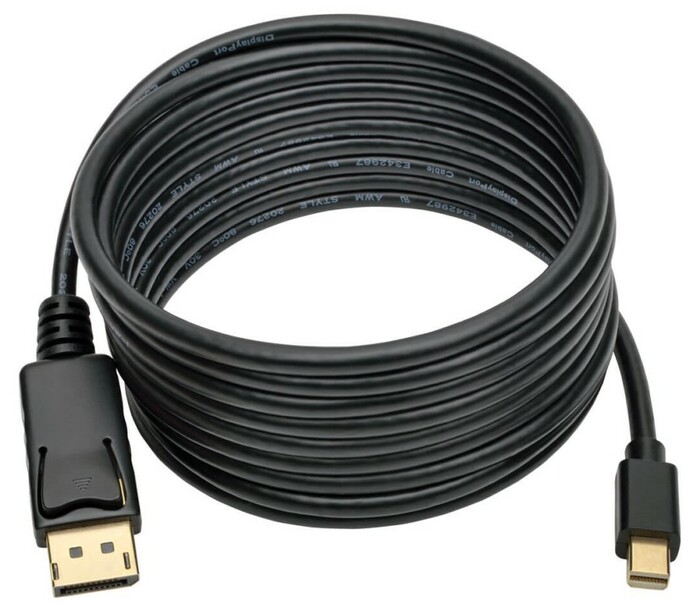 Tripp Lite P583-010-BK 10' Mini DisplayPort To DisplayPort Cable, Black